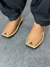 KAPTAAN Mustard Peshawari Chappal